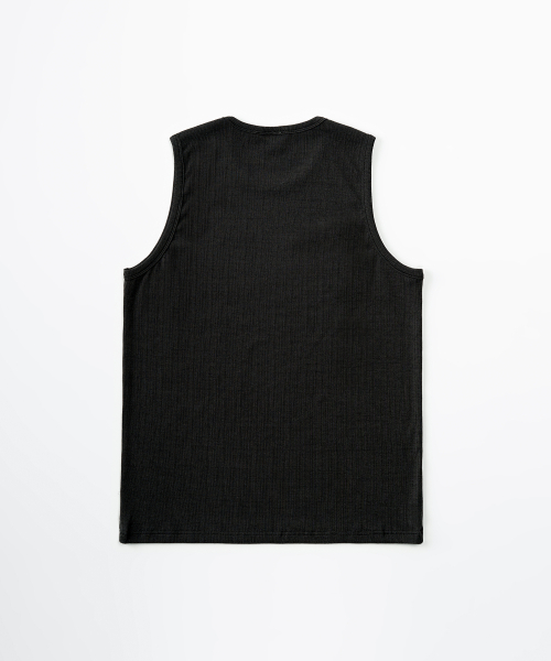 Вязаный топ без рукавов (BLACK)