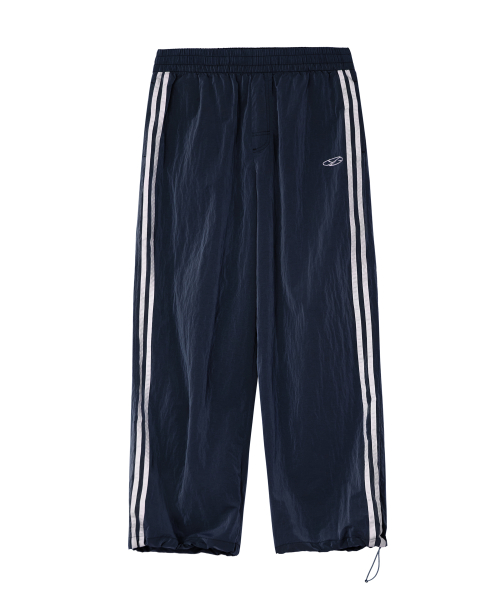Нейлоновые спортивные брюки с логотипом_Navy