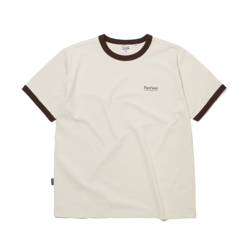 Набор из 2 футболок-рингер Ingray (Navy+Brown)_FR2KT22U