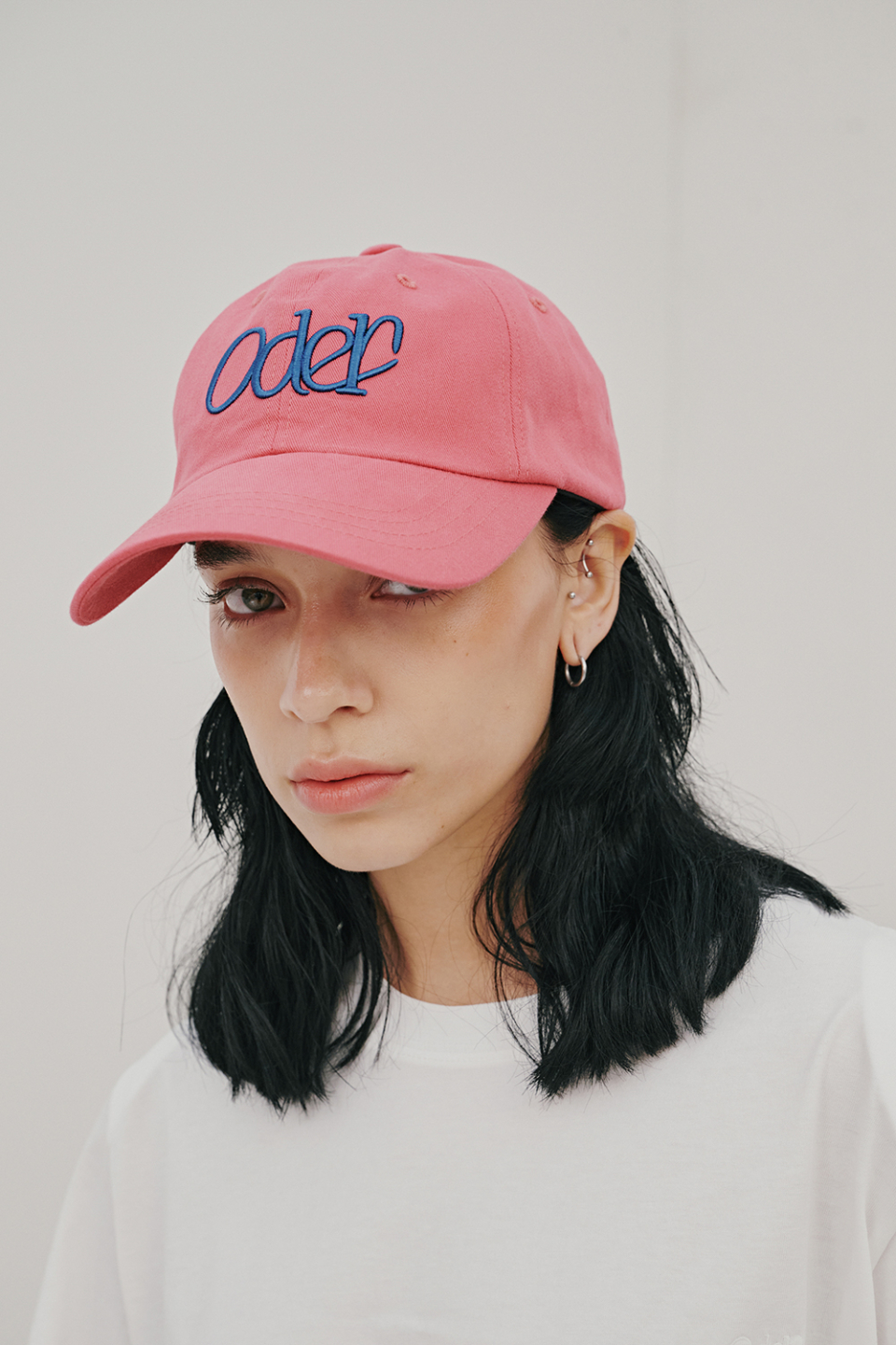 MUSINSA | ODER Bold Popping Embroidery Ball Cap-4 colors