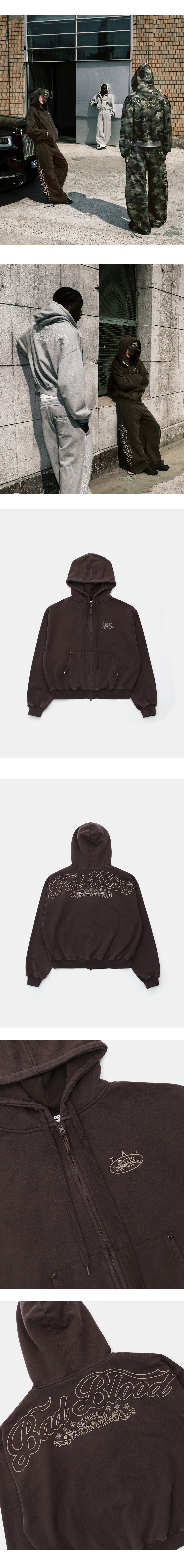 BADBLOOD ♥ Mystic Capsule Hooded Zip-Up /追跡付 BADBLOOD ♥ Mystic Capsule Hooded Zip-up/追跡付
