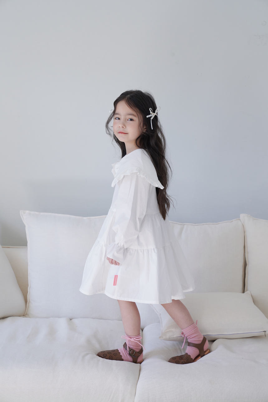 스윗비터 키즈 러플 셔츠 원피스