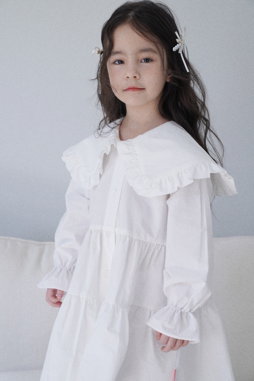 스윗비터 키즈 러플 셔츠 원피스