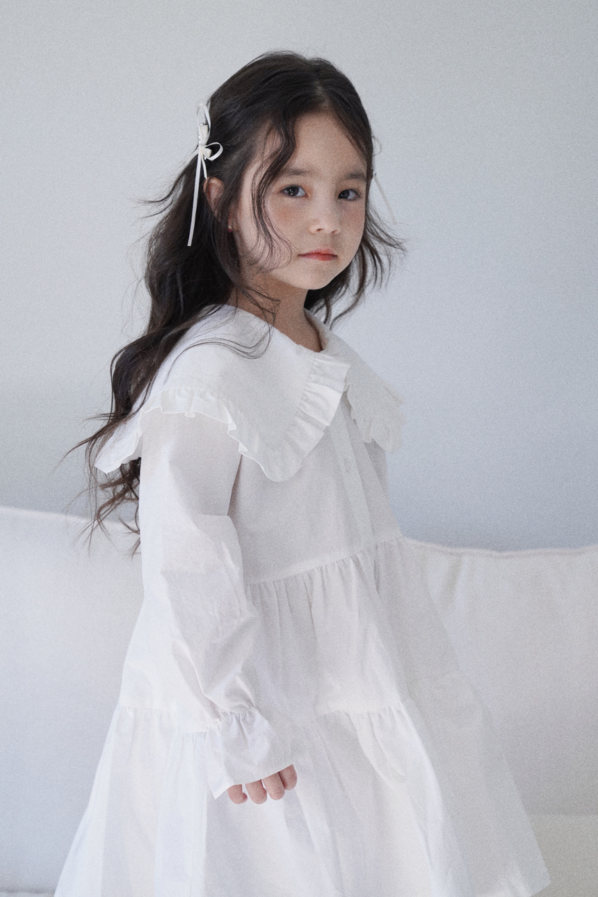 스윗비터 키즈 러플 셔츠 원피스