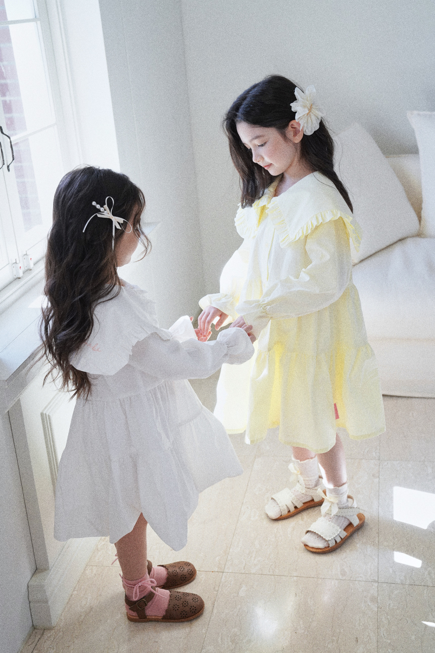 스윗비터 키즈 러플 셔츠 원피스