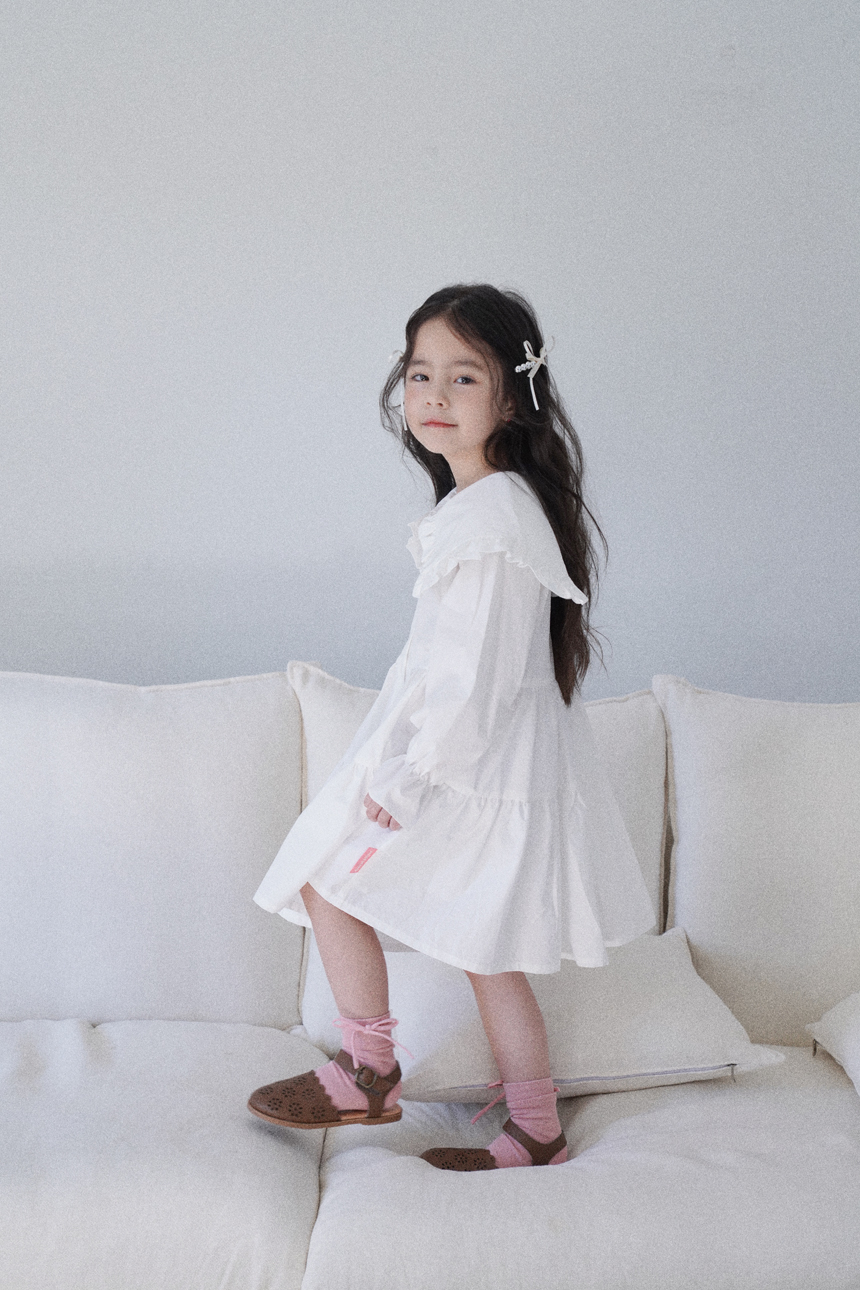 스윗비터 키즈 러플 셔츠 원피스
