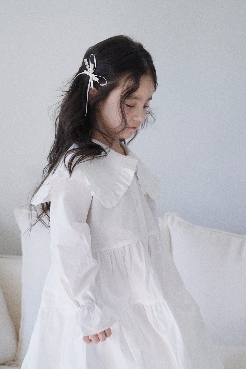 스윗비터 키즈 러플 셔츠 원피스