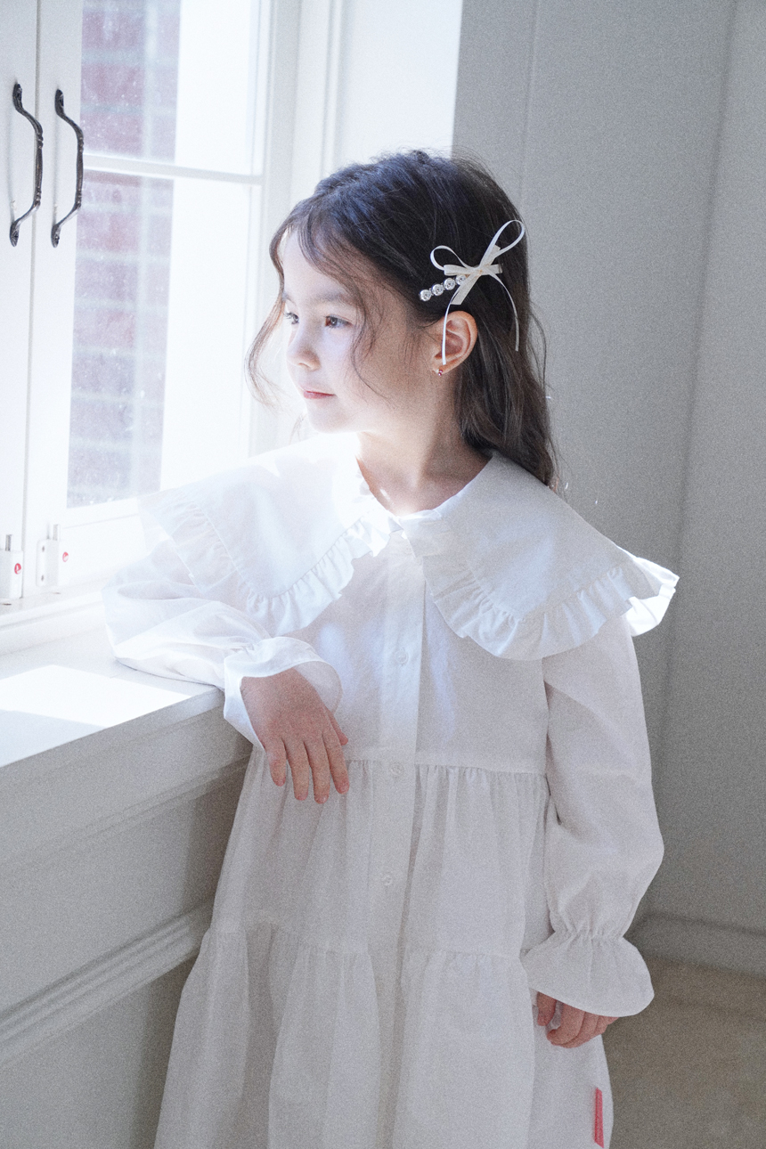 스윗비터 키즈 러플 셔츠 원피스