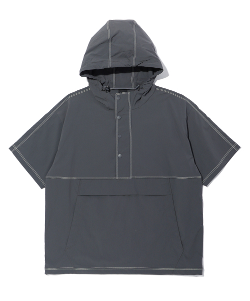 Анорак с контрастной строчкой DARK GREY (MP2TU220-073)