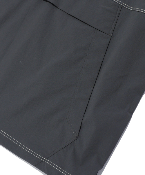 Анорак с контрастной строчкой DARK GREY (MP2TU220-073)