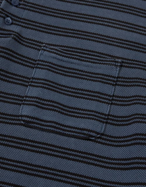 [Mmlg] OVERDYED BS PIQUE SHIRT (NAVY)