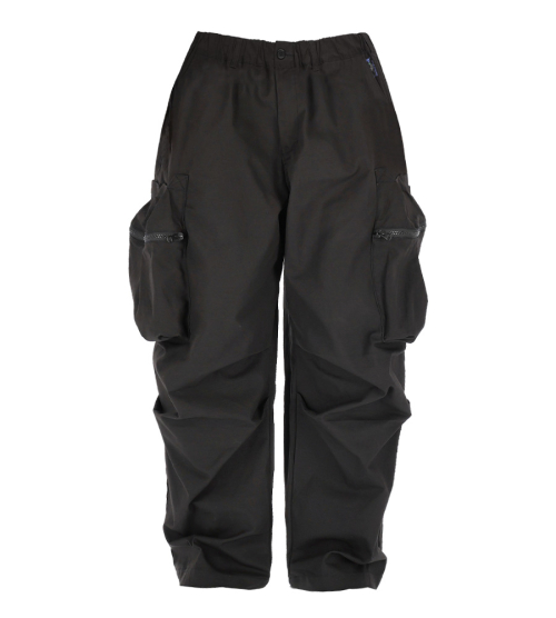 Брюки баллоны Grid Chino с карманами (Black)