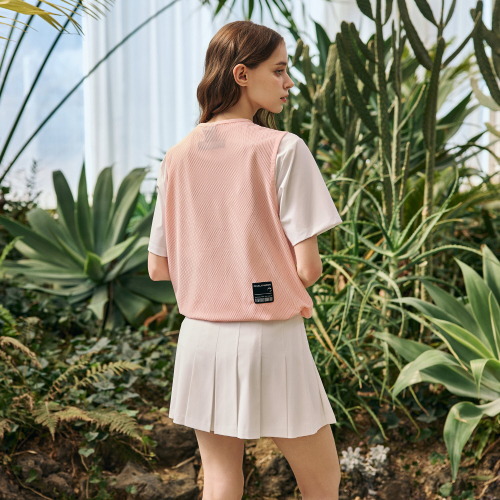 Женский розовый жилет 4-pocket Utility из сетки эмбо
