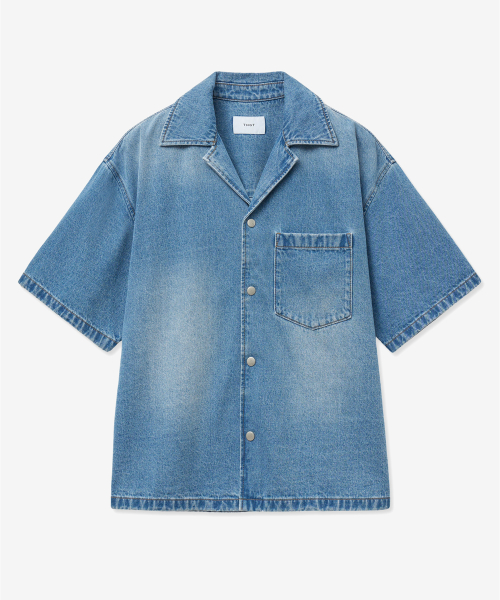 Vintage Denim Over Shirt (Washed Blue) TNSH5E204B2