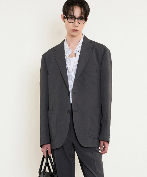 Hard Twist Set-Up Jacket (Gray) TNJA5E201G2