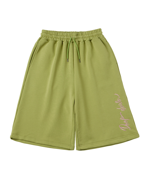 Шорты-бермуды DGDP с боковым лого, Olive Green