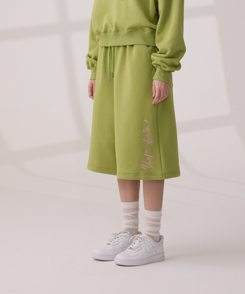 Шорты-бермуды DGDP с боковым лого, Olive Green