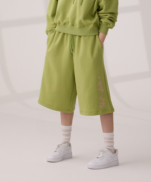 Шорты-бермуды DGDP с боковым лого, Olive Green