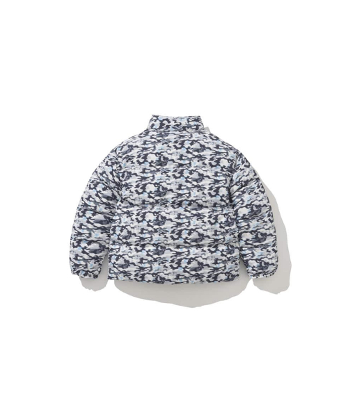 Men Camouflage Down Jumper White