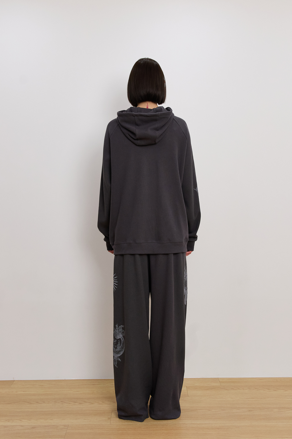 TOOMUCHTAX Tarot Waffle パーカー ブラック MUSINSA公式 | TOOMUCHTAX タロットワッフルジップアップパーカー