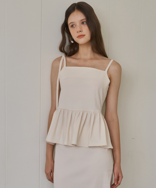 BON BON SLEEVELESS BLOUSE_YE