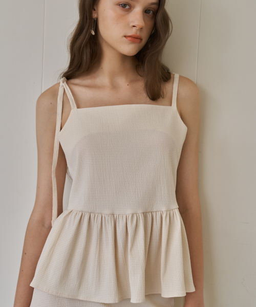 BON BON SLEEVELESS BLOUSE_YE