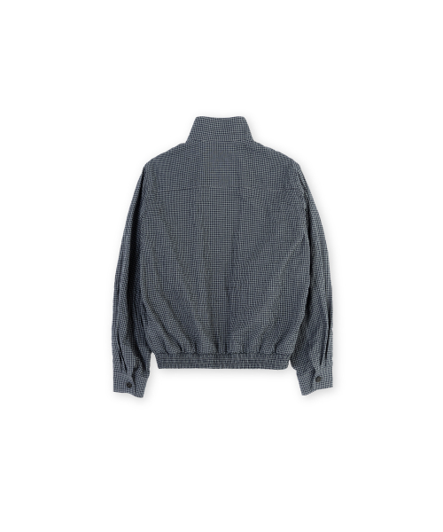 W Organic Cotton Stand воротник Blouson, серый Check