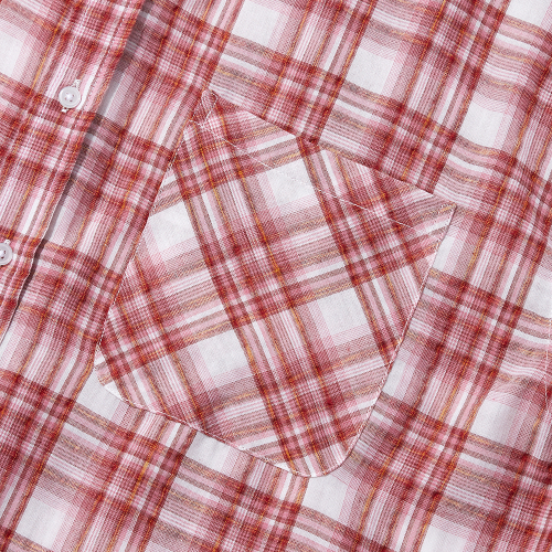 Летняя жатая рубашка мультиколор Red ITZ2YC33ARE