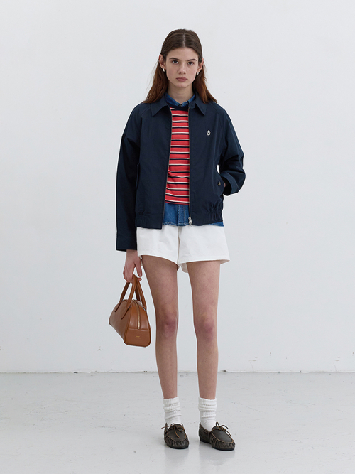 UNISEX SUMMER HARRINGTON JACKET_UDJU5B122_FRENCH NAVY