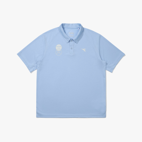 Теннисное поло с коротким рукавом Technical Wing BLUE