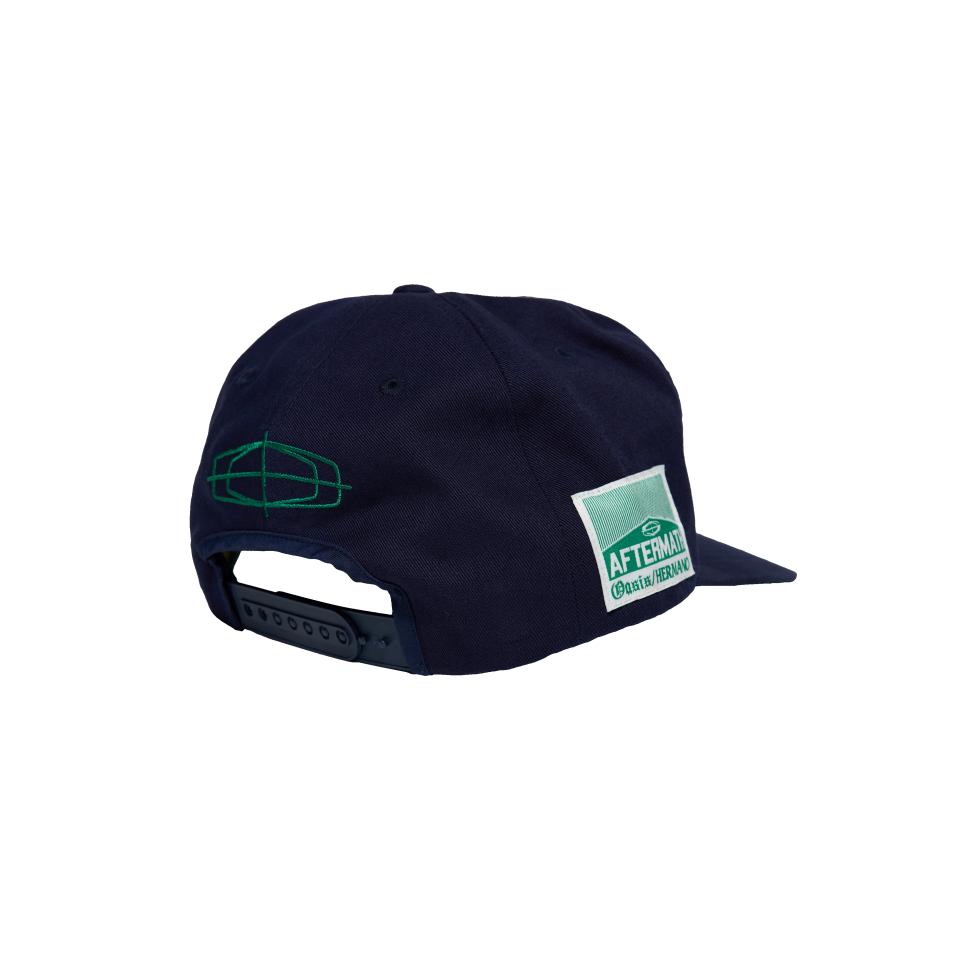 MUSINSA公式 | Aftermath ATM LOGO BALL CAP [NAVY]