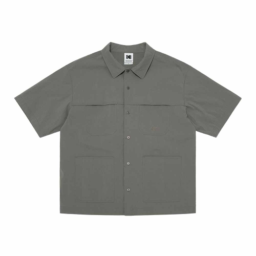 Рубашка-жакет Mailer Essential с коротким рукавом KHAKI