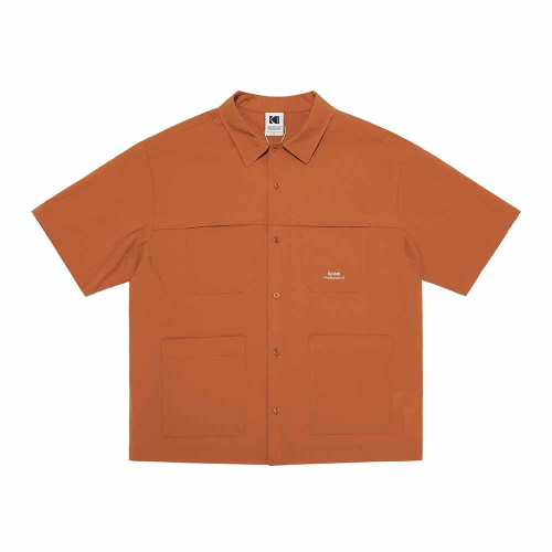 Легкая рубашка-куртка Mailer Essential с коротким рукавом ORANGE