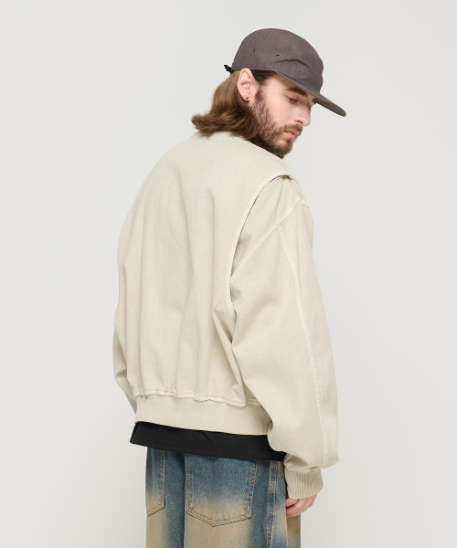 Куртка-блузон Pigment Washed (Beige)