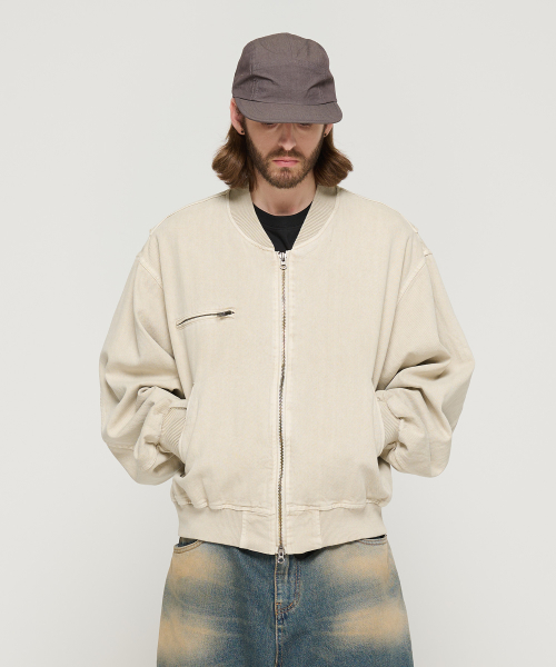 Куртка-блузон Pigment Washed (Beige)