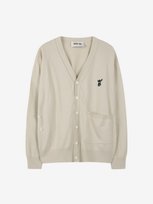 MITCHI V-NECK CARDIGAN_MINT