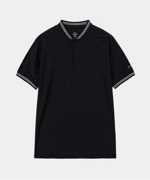FIELD ROUND POLO BLACK