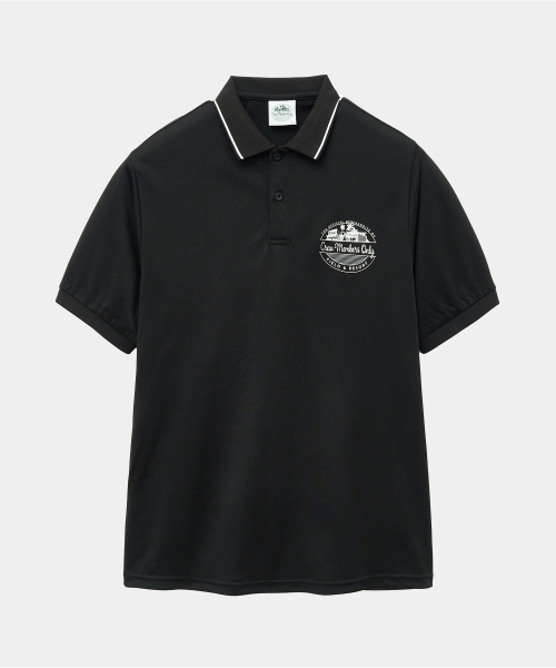 RESORT BASIC POLO BLACK