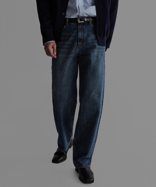 Полуширокие джинсы Cone Denim Mid Indigo