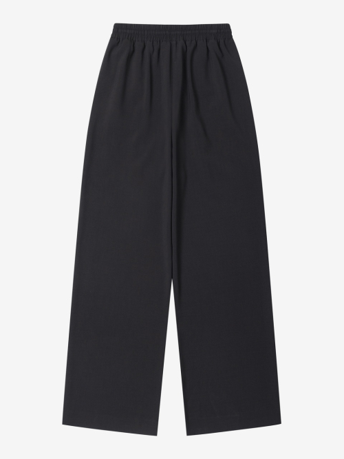 WIDE LONG BANDING PANTS_BLACK