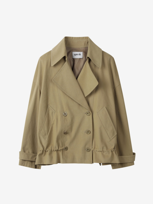 STRING SHORT TRENCH_CAMEL