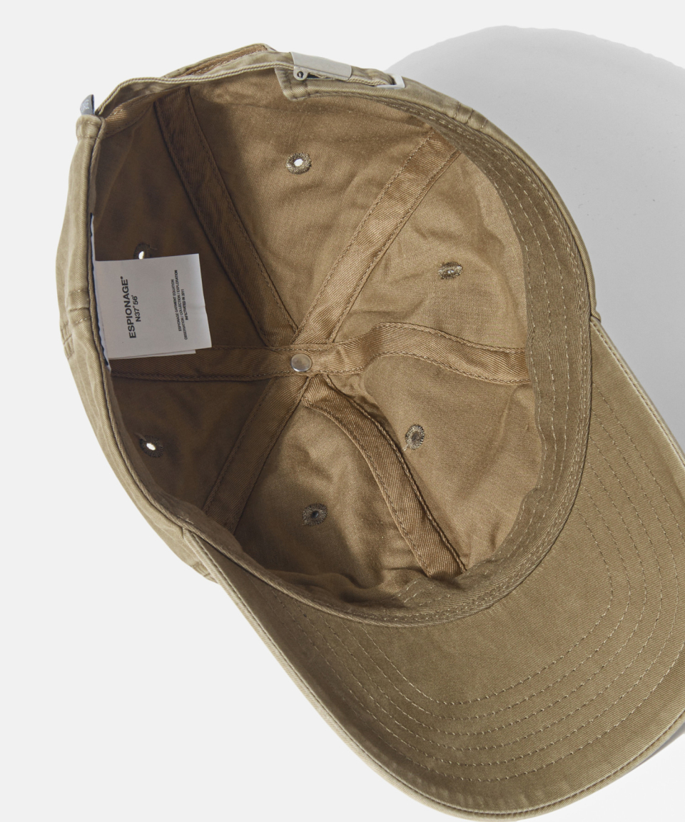 MUSINSA | ESPIONAGE Cotton Vintage Cap Beige