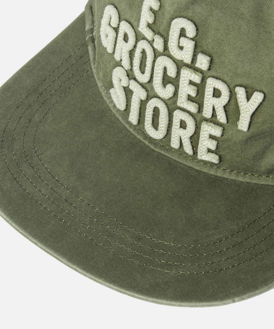 キャップ ESPIONAGE Grocery 5Panel Vintage Cap Olive 20250310-12 MUSINSA | ESPIONAGE Grocery 5Panel Vintage Cap Olive