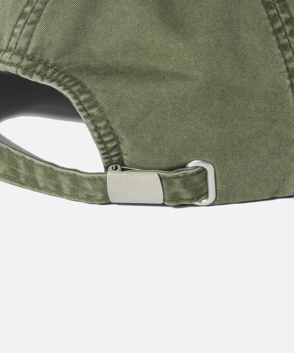 MUSINSA | ESPIONAGE Grocery 5Panel Vintage Cap Olive