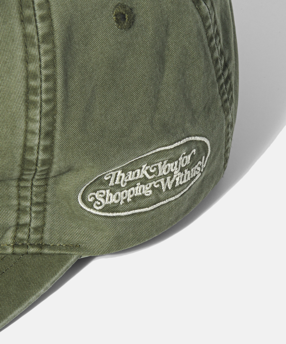 MUSINSA | ESPIONAGE Grocery 5Panel Vintage Cap Olive