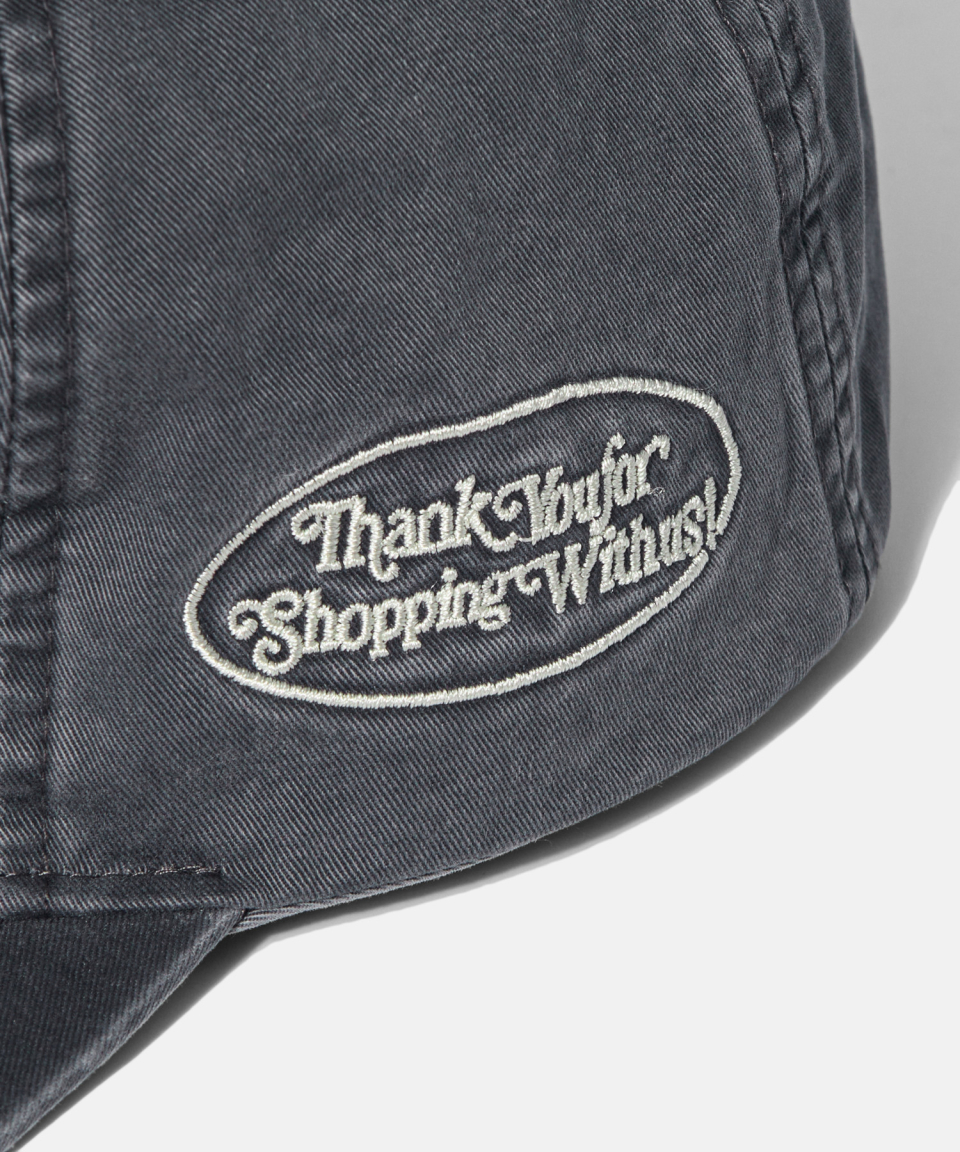 MUSINSA | ESPIONAGE Grocery 5Panel Vintage Cap Charcoal