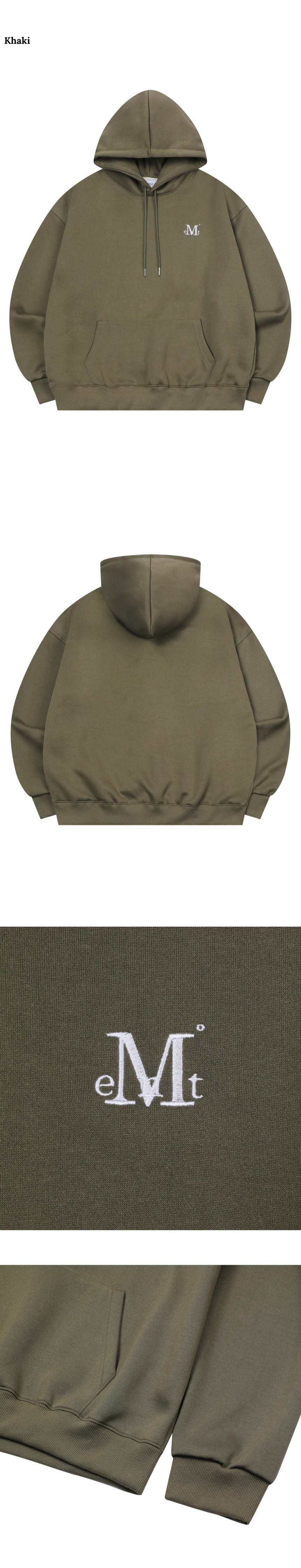 MUSINSA | MUCENT Signature Basic Logo Hoodie Unisex (6 Colors)