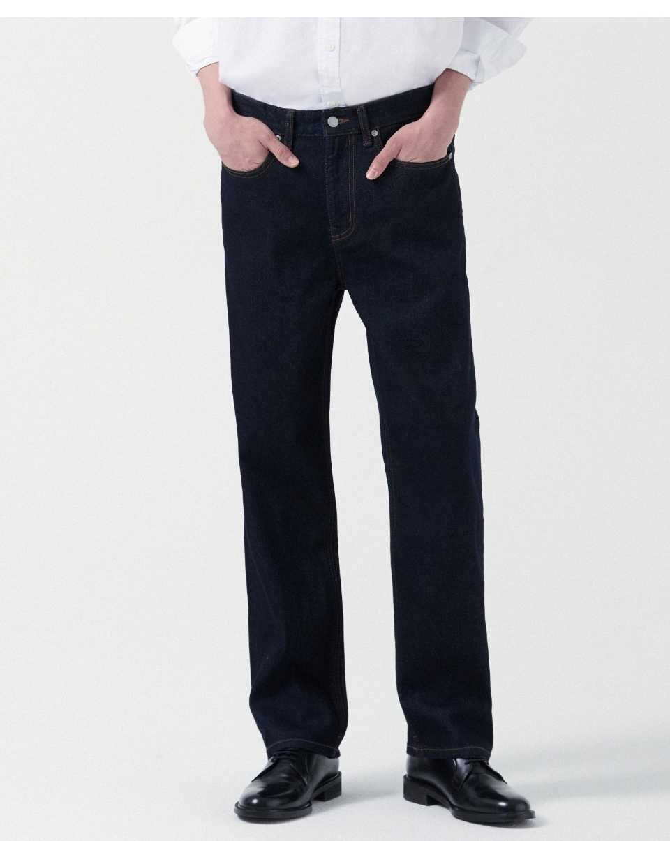 ★MUSINSA STANDARD★ Straight denim slacks deep indigo MMDNP MUSINSA | MUSINSA STANDARD Straight Denim Pants [Deep Indigo]