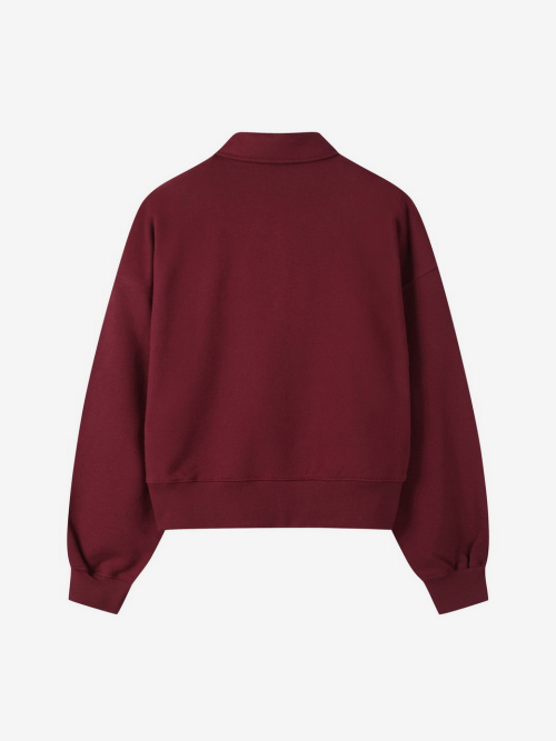 COLLAR SWEATSHIRT_WINE