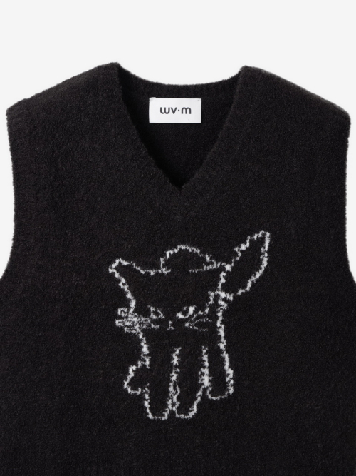 LUVMITCHI VEST WOMENS_BLACK